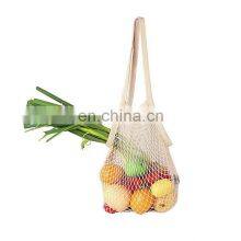 Cost Effective Custom Mesh Foldable Reusable Grocery Ladies Shoulder Hanging Food Cotton Bag thumbnail-4