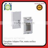 50*25MM UK Face Plate Keystone Adapter thumbnail-1