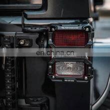 Black/silver Rear Tail Light Guards Cover Protector Taillight Cover for Wrangler JK Car Exterior Accessories thumbnail-2