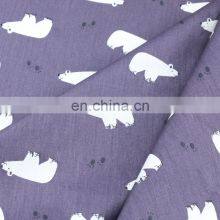 Kindergarten Baby Cotton Quilt Cover Bed Sheet Pillowcase Fabric Wholesale Cartoon Polar Bear Print Fabric thumbnail-5