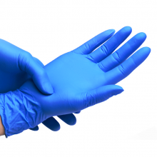 Dark Blue Disposable Nitrile Powder Free Gloves Examination Gloves for Beauty thumbnail-3