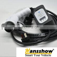 Portable Type 2 EV Charging 16A 32A 40A EU Connectors Plug With Control Box 5M Cable EV Charger USA thumbnail-5