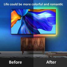 Christmas Decoration Background 2M APP Control 5050 RGB Lights 2M Backlight 5V USB TV LED Strip for TV Backlit thumbnail-4