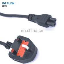 Wholesale Custom 220 Volt Black Ac Power Cord Cable With 3 Pin Power Plug, 3 Prong Power Cord 3 Meters Length