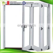 Black Frame Security Prehung Patio Aluminum Accordion Folding Sliding Glass Doors for Sale thumbnail-5