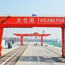 Rail Mounted Container Gantry Crane A7 ZMPC Spreader Railway Storage Using thumbnail-2