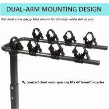 Hot Sale 4-Bike Capacity Hitch Mounted Bicycle Carrier for Cars Trucks SUVs Minivans With 1.5