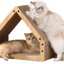 MEOW LOVE Cat Scraper Board Side Cat Scraper Pad After Cat Scraper Design Triangle thumbnail-2