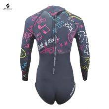 Super Stretch Neoprene Wetsuit Color Pattern Free Diving Clothing Back Zip Wet Suit thumbnail-2
