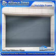 Frameless Aluminum Flush Panels Sectional Garage Doors thumbnail-5