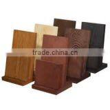 New Design Restaurant Wooden Menu Holder Wholesale Table Stand Drink Menu Card Holder thumbnail-2