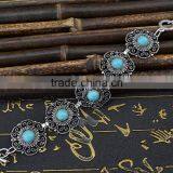 2015 YiWu New Products Bohemian Turquoise Hollow-out Flower Bracelet thumbnail-6