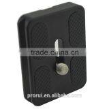 F07874 Leather Hand Wristband Strap Bundle + Hook + Metal Quick Release Plate for Tripod SLR DSLR Camera thumbnail-4