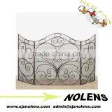 Oversized Scroll Fire Screen/Fleur-de-lis-accent-three-panel-fire-screen-4/Acanthus Leaf Fire Screen