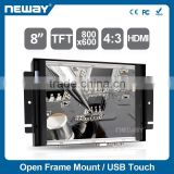 8 Inch Cheap Wireless Android Touch Screen Monitor