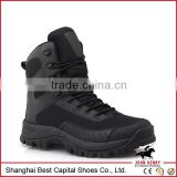 black leather //2015 hot sale factory prices waterproof men winter American military boots with military boots