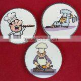 Ceramic With Cork Backing Custom Absorbent Coasters