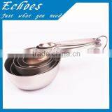 Stainless Steel 8 Piece Measuring Cup and Spoon Set