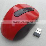 2016 Hot Selling Mini Good Touch Feeling Computer Laotop Tablet Red Colour Optical Wireless Mice thumbnail-1