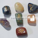 Tumbled Rune Sets With Engraving Chakra Stone Sets thumbnail-3