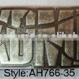 Custom Brand Name Buckles Plate Metal Belt BuckleS thumbnail-3