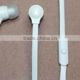 Pure White and Simple Design Stereo Earphone
