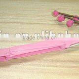 Good quality folding portable pink eyebrow knife