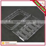 clamshell packing plastic disposable box for food