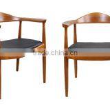 Wooden Restaurant Dining Leather Chairs for Sale thumbnail-3