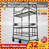 kindle 2014 new durable folding professional customized shopping trolley shopping cart for sale