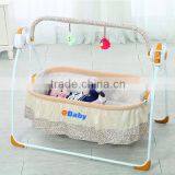 2016 Hot Electric Foldable baby Crib Rocking Bed & Chair with remote control and mosquito net Quality Choice Most Popular