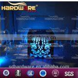 Dubai Wedding Table LED Square Stainless Steel Wedding Table