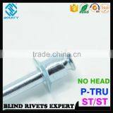 HIGH QUALITY DOUBLE CSK COUNTERSUNK STEEL POP PT RIVETS FOR COMPUTER ENCLOSURES thumbnail-1