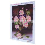 5D Diy Diamond Painting Cross Stitch Rose Flower Diamond Embroidery Resin Round Diamond Crafts Wall Sticker Blue Rose Home Decor thumbnail-5