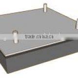 Wear Impact Resistant Mining Hopper Bins Chute Alumina Ceramic Rubber Liner thumbnail-4