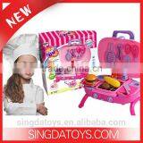 Hot Sale Kids Kitchen BBQ Play Set with Sounds and Accessories