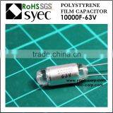 10000pF 63VDC Radial PSR 103F 63VDC Polystyrene Film Capacitor