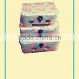 Fashion Mini Nesting Suitcase Box With Metal Handle for Packing Quality Choice