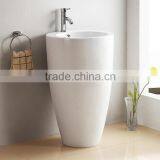 YL2018B One Piece Free Standing Ceramics Pedestal Basin thumbnail-3