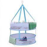 Mesh Drying Rack Laundry Clothes Drying Folding Metal thumbnail-2