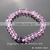 Clear Ball Beads Simple Crystal Bracelet thumbnail-2