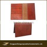 Vintage Custom Genuine Leather Passport Holder Wallets