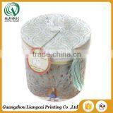 Competitive Price Bio-degradable Large Round Cardboard Box Decorative Round Cardboard Boxes for Gift Packing thumbnail-2