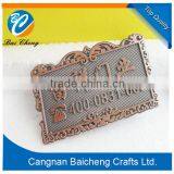 Creative Design Metal Badge/ Wine Label Producer in China thumbnail-6