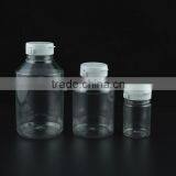 300ml Pill Packaging PET Plastic Clear Color Round Bottle With Tear Off Cap thumbnail-5