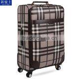 Factory Wholesale PVC Shell 360 Degree Spinner Wheels Soft Trolley Luggage thumbnail-3