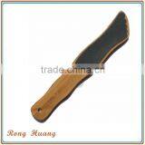 Bamboo handle pedicure foot file