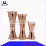Multi size copper stainless steel bar jigger mini measure cup