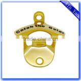 Wholesale Promotional Custom Logo Gold Beer Wall Mount Bottle Openers
