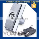 Zinc alloy handle lock for ATM with master key